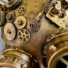 Load image into Gallery viewer, Steampunk Cat Mask Gold - Phoenix Menswear