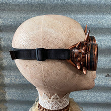 Load image into Gallery viewer, Steampunk Goggles - Copper Frames with Spikes - Phoenix Menswear