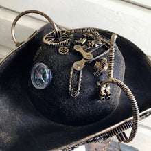 Load image into Gallery viewer, Steampunk Pirate Hat Gold Compass Gadgets - Phoenix Menswear