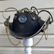 Load image into Gallery viewer, Steampunk Pirate Hat Gold Compass Gadgets - Phoenix Menswear