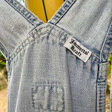 Load image into Gallery viewer, Upcycled Levis Vintage Overalls Blue Denim Dragonfly Leaves Sequins Sz M - OOAK - Phoenix Menswear