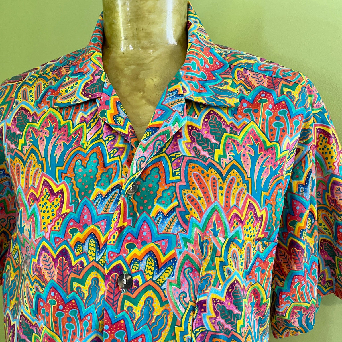 Vintage] 90s Nishijin Mix Pattern Shirt - メルカリ - トップス