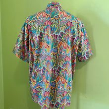 Load image into Gallery viewer, Vintage 1990's Crazy Party Colourful S/S Shirt Abstract Design Sz XXL - OOAK - Phoenix Menswear