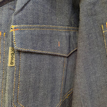 Load image into Gallery viewer, Vintage Blue Denim Overalls Jumpsuit Herringbone Deadstock Sz XL - OOAK - Phoenix Menswear