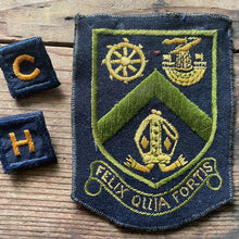 Load image into Gallery viewer, Vintage Embroidered Patch Wool Green Gold Latin - OOAK - Phoenix Menswear