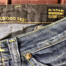 Load image into Gallery viewer, Vintage Women's G-Star 'Elwood' Jeans in Dark Blue Sz 29 - OOAK - Phoenix Menswear