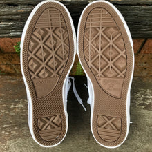 Load image into Gallery viewer, White Converse All Stars - Mens Sz 7 - Women's 9 - OOAK - Phoenix Menswear