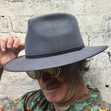 Load image into Gallery viewer, Will & Bear Felt Fedora - Grey - Phoenix Menswear