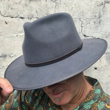 Load image into Gallery viewer, Will & Bear Felt Fedora - Grey - Phoenix Menswear