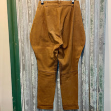 Load image into Gallery viewer, 1950's Vintage Wool Jodhpurs Tan Colour Suede Knee Patches Sz 27 - OOAK - Phoenix Menswear