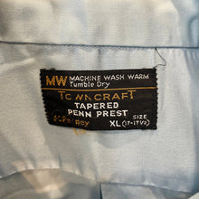 Load image into Gallery viewer, 1970's Vintage Light Blue S/S Shirt Sz XL - OOAK - Phoenix Menswear