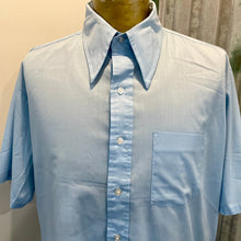Load image into Gallery viewer, 1970's Vintage Light Blue S/S Shirt Sz XL - OOAK - Phoenix Menswear