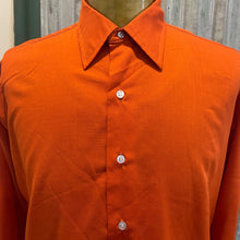 Load image into Gallery viewer, 1970's Vintage Men's Burnt Orange L/S Shirt Formal Made in USA Sz XL - OOAK - Phoenix Menswear