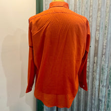 Load image into Gallery viewer, 1970's Vintage Men's Burnt Orange L/S Shirt Formal Made in USA Sz XL - OOAK - Phoenix Menswear