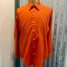 Load image into Gallery viewer, 1970's Vintage Men's Burnt Orange L/S Shirt Formal Made in USA Sz XL - OOAK - Phoenix Menswear