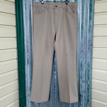 Load image into Gallery viewer, 1970&#39;s Vintage Men&#39;s Levis Trousers Beige Polyester Sz 38 - OOAK - Phoenix Menswear