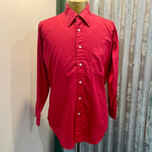 Load image into Gallery viewer, 1970's Vintage Men's Red L/S Shirt Formal Sz L - OOAK - Phoenix Menswear