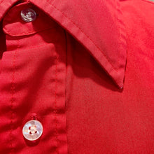 Load image into Gallery viewer, 1970's Vintage Men's Red L/S Shirt Formal Sz L - OOAK - Phoenix Menswear