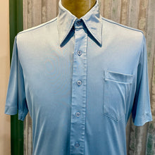 Load image into Gallery viewer, 1970's Vintage Men's Sky Blue S/S Shirt Sz M - OOAK - Phoenix Menswear
