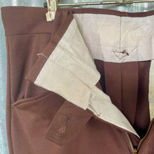 Load image into Gallery viewer, 1970&#39;s Vintage Men&#39;s Trousers Brown Polyester Retro Sz 33 - OOAK - Phoenix Menswear