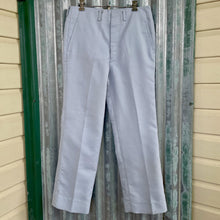 Load image into Gallery viewer, 1970&#39;s Vintage Men&#39;s Trousers Pale Grey Polyester Sz 31 - OOAK - Phoenix Menswear