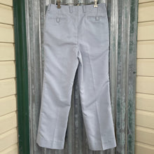 Load image into Gallery viewer, 1970&#39;s Vintage Men&#39;s Trousers Pale Grey Polyester Sz 31 - OOAK - Phoenix Menswear