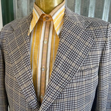 Load image into Gallery viewer, 1970&#39;s Vintage Retro Men&#39;s Check Blazer Brown Sz M - OOAK - Phoenix Menswear