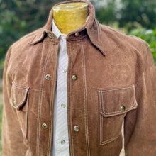 Load image into Gallery viewer, 1980&#39;s Vintage Brown Suede Jacket Made in Mexico Sz XS - OOAK - Phoenix Menswear