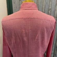 Load image into Gallery viewer, 1980's Vintage Men's Red White Micro Check L/S Shirt Sz M - OOAK - Phoenix Menswear