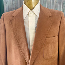 Load image into Gallery viewer, 1980&#39;s Vintage Men&#39;s Suedette Blazer Tan Brown Sz L - OOAK - Phoenix Menswear