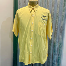 Load image into Gallery viewer, 1980's Vintage Yellow with Ready to Rock Graphic Shirt S/S Sz 3XL - OOAK - Phoenix Menswear