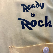 Load image into Gallery viewer, 1980's Vintage Yellow with Ready to Rock Graphic Shirt S/S Sz 3XL - OOAK - Phoenix Menswear