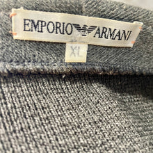 Load image into Gallery viewer, 1990's Vintage Emporio Armani Cotton Charcoal Grey Knit Vest Jumper Cardigan Sz XL - OOAK - Phoenix Menswear