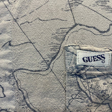 Load image into Gallery viewer, 1990's Vintage Guess Grey Nautical Designs S/S Shirt Cotton Sz L - OOAK - Phoenix Menswear