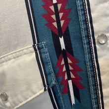 Load image into Gallery viewer, 1990's Vintage Men's Wrangler Western White Vertical Aztec Design Cotton L/S Shirt Sz 2XL - OOAK - Phoenix Menswear