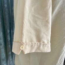 Load image into Gallery viewer, 1990&#39;s Vintage Guayabera Pale Yellow S/S Shirt Sz L - OOAK