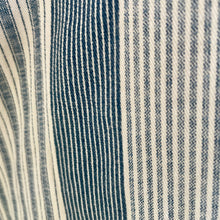 Load image into Gallery viewer, Vintage 1980&#39;s Western Blue White Striped L/S Shirt Made in USA Sz M - OOAK