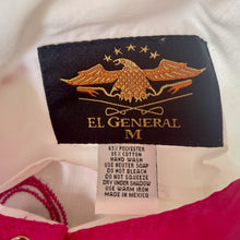 Load image into Gallery viewer, Vintage 1990&#39;s Western Embroidered White Pink L/S Shirt Snaps Sz M - OOAK