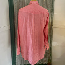 Load image into Gallery viewer, Vintage 1970&#39;s Western Check White Red L/S Shirt Snaps Made in USA Sz XXL - OOAK