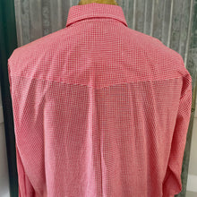 Load image into Gallery viewer, Vintage 1970&#39;s Western Check White Red L/S Shirt Snaps Made in USA Sz XXL - OOAK
