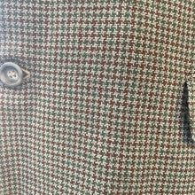 Load image into Gallery viewer, 1970&#39;s Vintage Wool Check Jacket Green Brown Made in England Sz  M - OOAK
