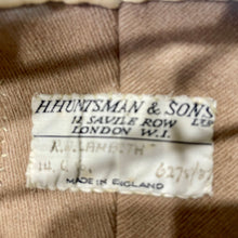 Load image into Gallery viewer, 1950's Savile Row London Vintage Wool Jodhpurs Camel Colour Reinforced Knees Sz 29 - OOAK.