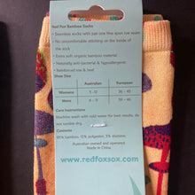 Load image into Gallery viewer, Bamboo Socks - Vintage Mushroom - Size S/M - Phoenix Menswear