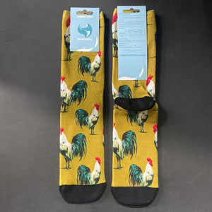 Bamboo Socks - You Rooster - Sz M/L - Phoenix Menswear