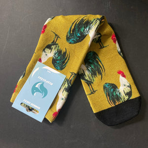 Bamboo Socks - You Rooster - Sz M/L - Phoenix Menswear