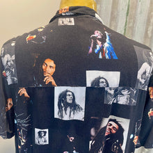 Load image into Gallery viewer, Bob Marley Graphic S/S Shirt Soft Rayon Reggae Sz M - OOAK - Phoenix Menswear