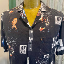 Load image into Gallery viewer, Bob Marley Graphic S/S Shirt Soft Rayon Reggae Sz M - OOAK - Phoenix Menswear
