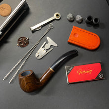 Load image into Gallery viewer, Boxed Wooden Tobacco Pipe Set with Accessories - Phoenix Menswear