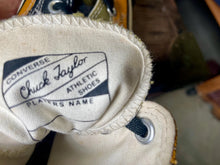 Load image into Gallery viewer, Converse High Top Chuck Taylor All Stars Multi - Tone Patchwork Mustard Green Men's Sz 7 - OOAK - Phoenix Menswear