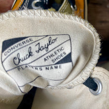 Load image into Gallery viewer, Converse High Top Chuck Taylor All Stars Multi - Tone Patchwork Mustard Green Men's Sz 7 - OOAK - Phoenix Menswear
